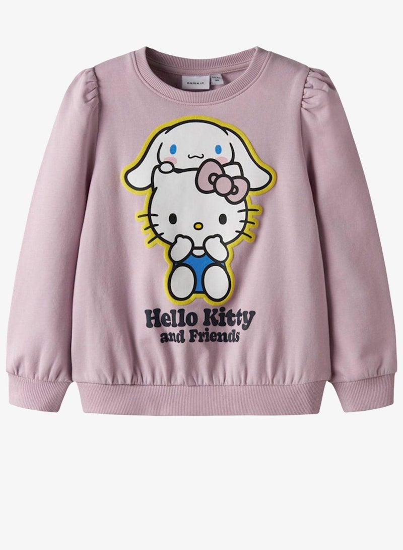 NAME IT Kids Graphic Crew Neck Sweatshirt - Image 2
