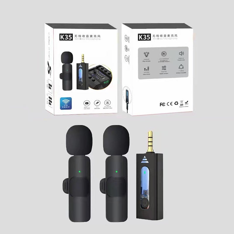 K35 Lavalier Microphone Desktop Computer Audio 3.5Mm Round Hole Camera Recording Automatic Noise Reduction Wireless Clear - Image 2