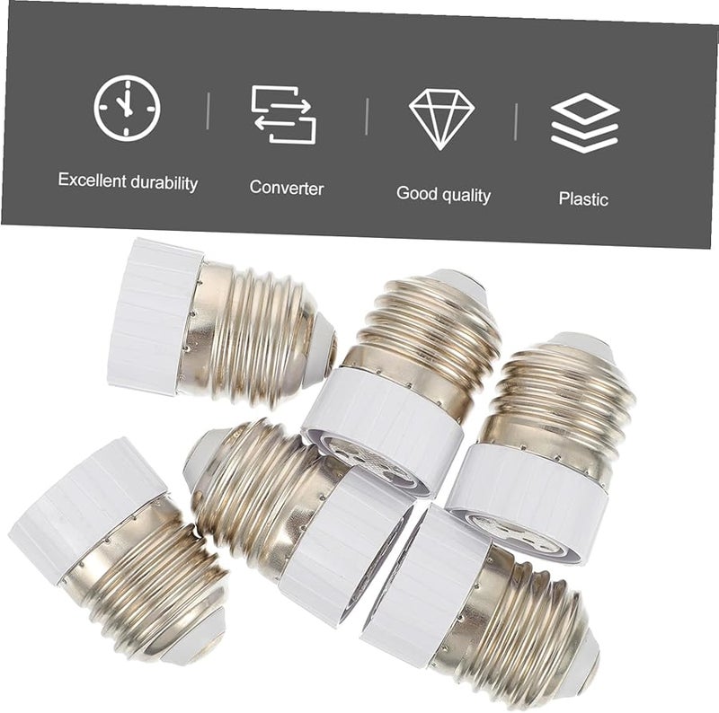 Operitacx 6 حزمة حامل مصباح محول مقبس لمبة محول قاعدة لمصابيح LED الهالوجين خيوط سهلة التركيب - Image 5