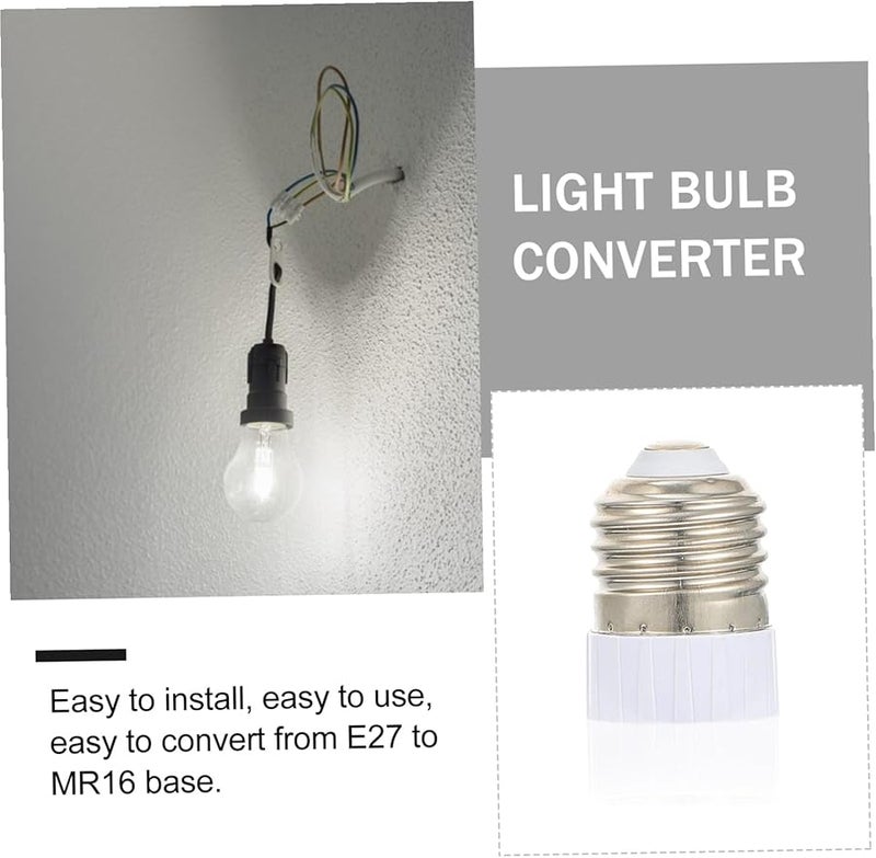 Operitacx 6 حزمة حامل مصباح محول مقبس لمبة محول قاعدة لمصابيح LED الهالوجين خيوط سهلة التركيب - Image 4