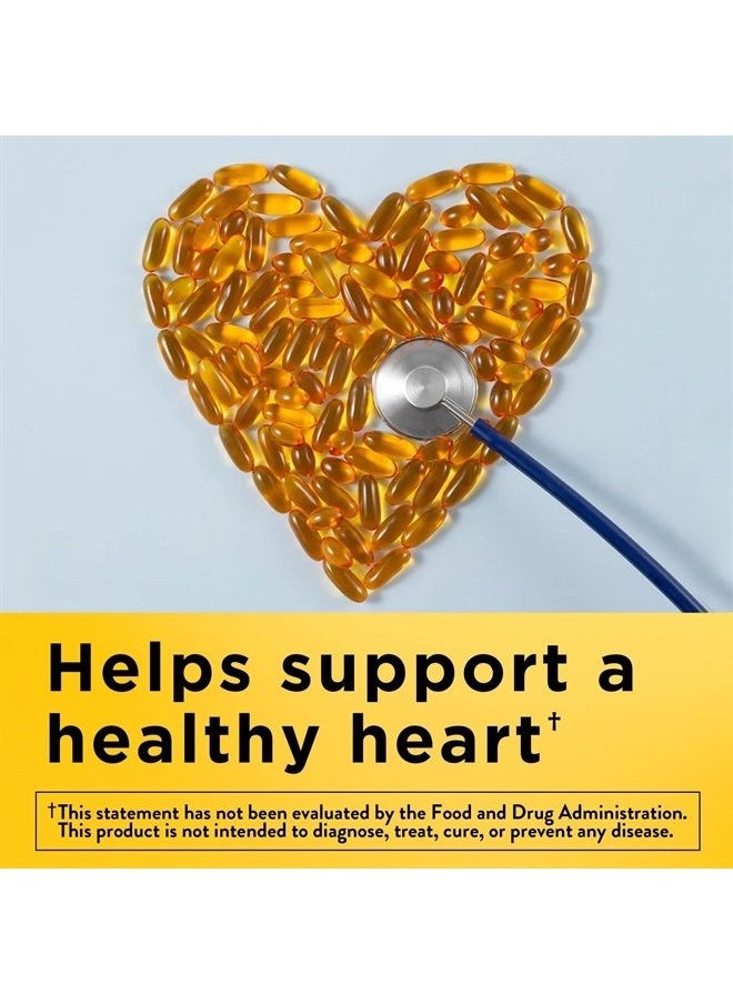 Nature Made - Fish Oil 1200 mg Softgels, Omega 3 Fish Oil for Healthy Heart Support, Omega 3 Supplement with 150 Softgels, 75 Day Supply - Image 1