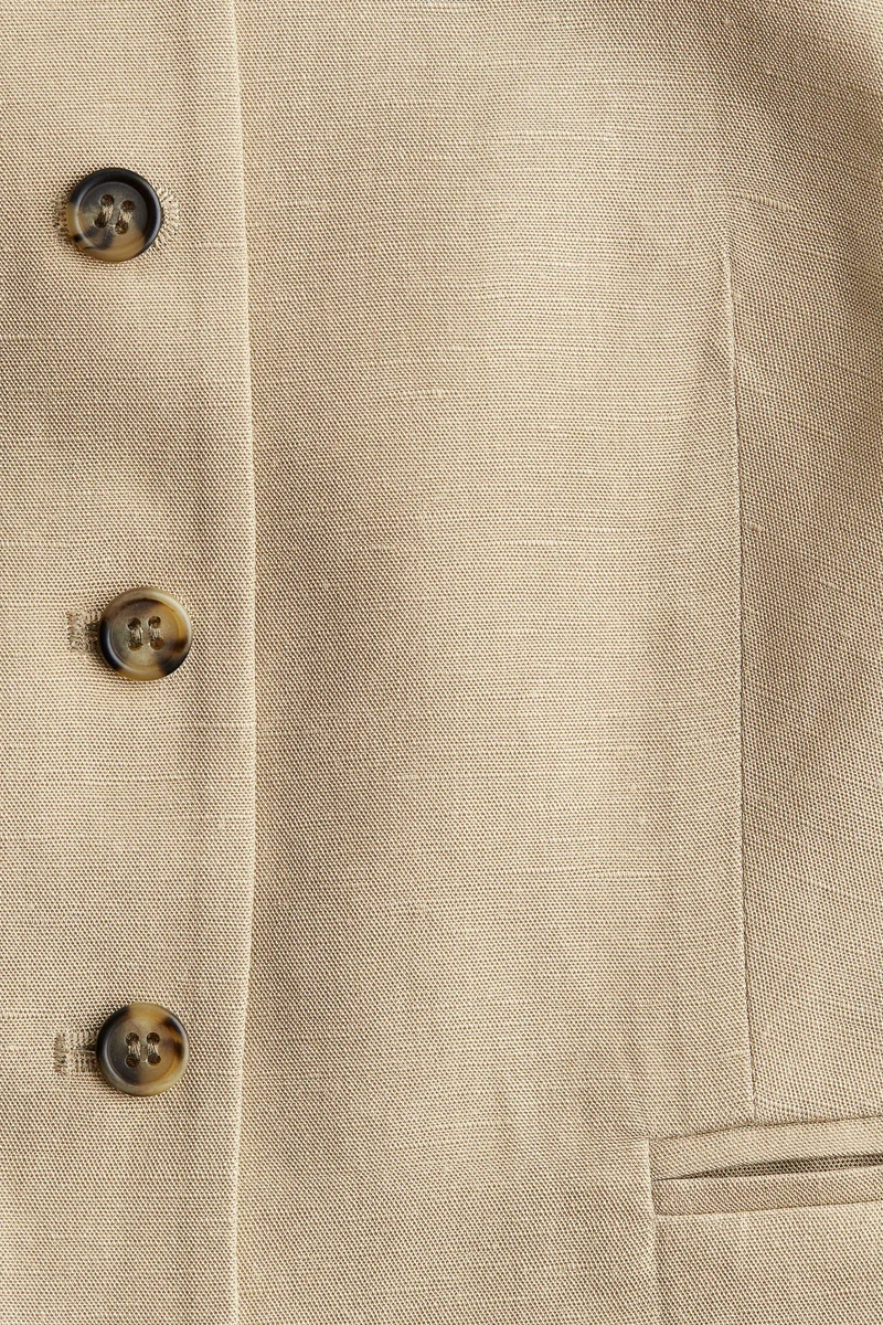 H&M Linen-blend suit waistcoat