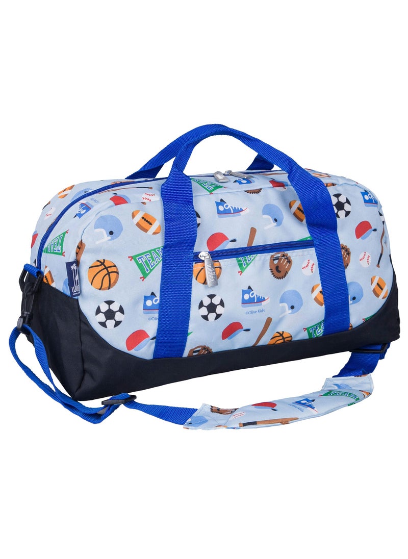 Wildkin Wildkin Kids Overnighter Duffel Bag  CarryOn Size Ideal for School  Sleepovers  Game On 