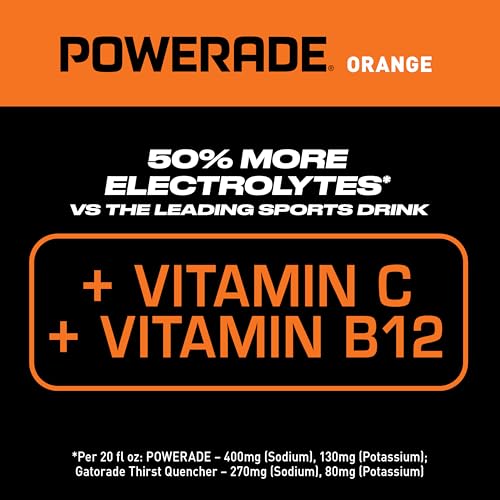 Powerade مشروب الطاقة POWERADE بنكهة البرتقال 20 أونصة عبوة من 8 - Image 5