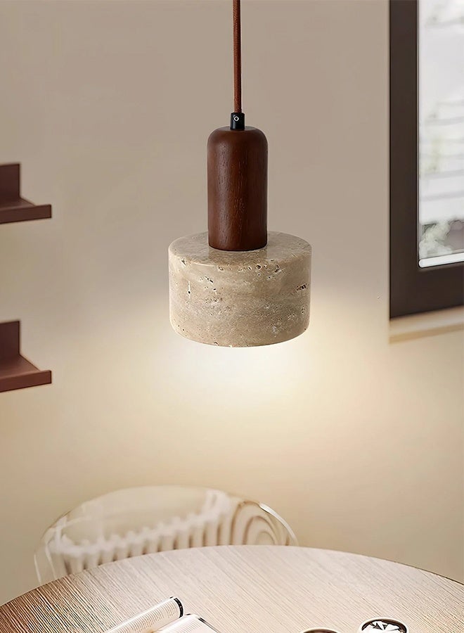 APEX 3 Color Temperature Simple Pendant Lamp Cave Stone Lampshade Compatible with Living Room Bedroom Kitchen Island Chandeliers - Image 5