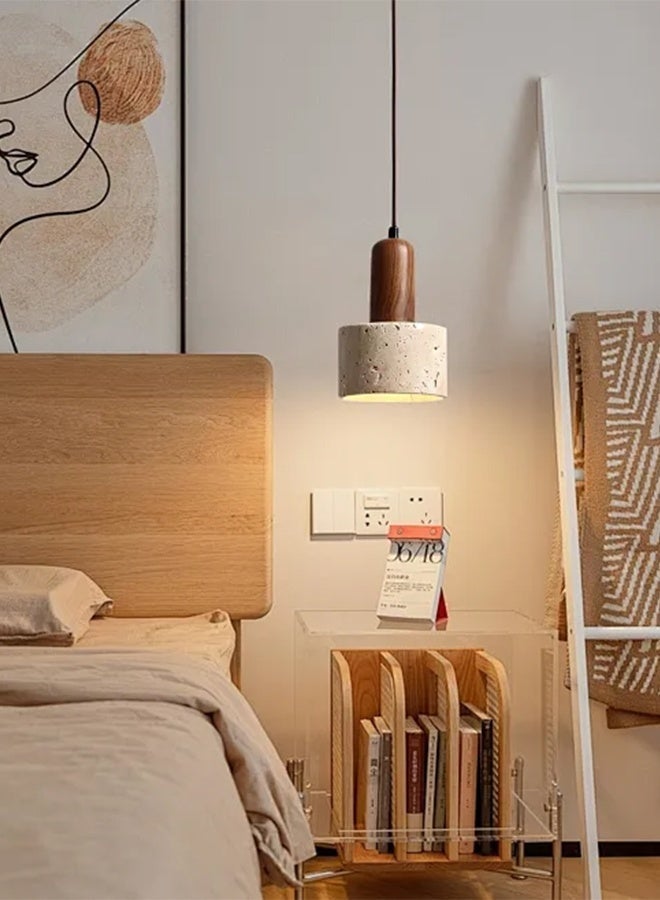 APEX 3 Color Temperature Simple Pendant Lamp Cave Stone Lampshade Compatible with Living Room Bedroom Kitchen Island Chandeliers - Image 3