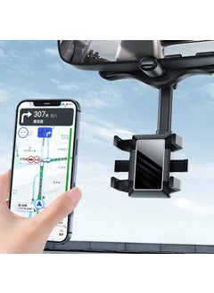 Point Rearview Mirror Phone Holder Adjustable Telescopic Model Brand  - Image 3