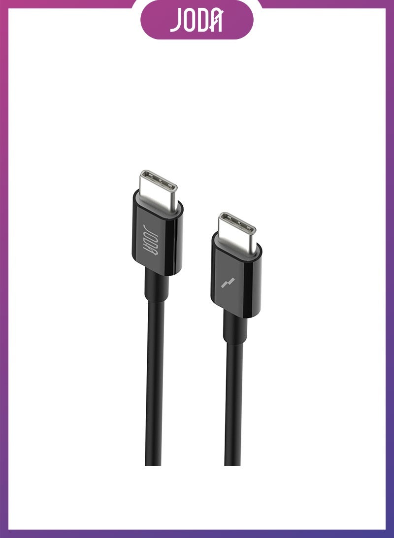 جودا كيبل C to C 60W نايلون مجدول 1 متر  أسود  – 🔌 شحن سريع 60 واط ⚡ – ، كابل شحن سريع 60 واط ⚡، كابل نايلون مجدول 💪، شحن سريع آمن 🛡️، كابل شحن للأجهزة الذكية 📱، شاحن متين 🔧، كابل شحن طويل العمر 🔋، شاحن جودا 🖤، شاحن كيبل سي 🔌، شحن فائق السرعة ⚡، كابل 1 متر 📏، شاحن للأيفون والاندرويد 📱🔋، كابل شحن قوي ومرن 💯. - Image 2