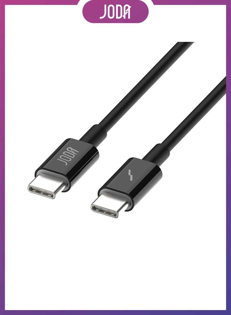 جودا كيبل C to C 60W نايلون مجدول 1 متر  أسود  – 🔌 شحن سريع 60 واط ⚡ – ، كابل شحن سريع 60 واط ⚡، كابل نايلون مجدول 💪، شحن سريع آمن 🛡️، كابل شحن للأجهزة الذكية 📱، شاحن متين 🔧، كابل شحن طويل العمر 🔋، شاحن جودا 🖤، شاحن كيبل سي 🔌، شحن فائق السرعة ⚡، كابل 1 متر 📏، شاحن للأيفون والاندرويد 📱🔋، كابل شحن قوي ومرن 💯. - Image 4