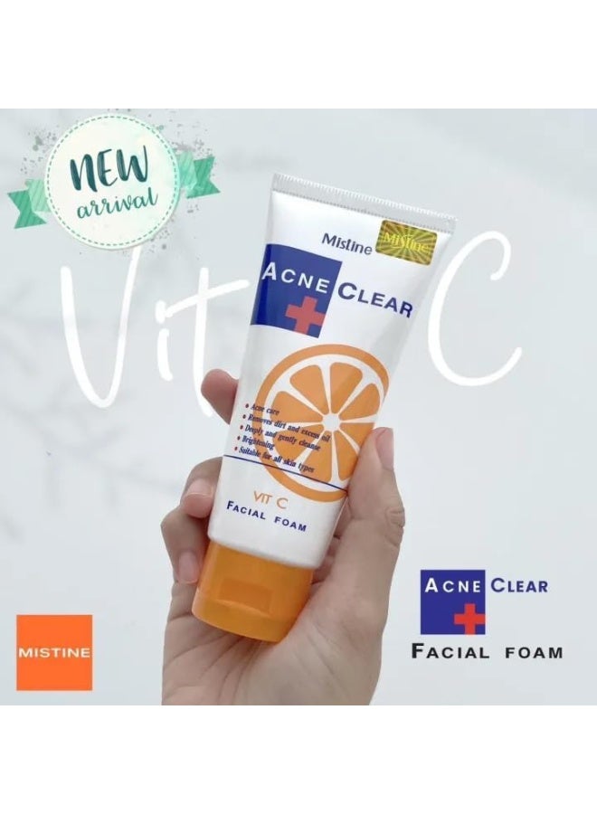 ميستين ميستاين غسول الوجه التايلاندي بفيتامين سي، علاج حب الشباب، 85 غرام - Image 2