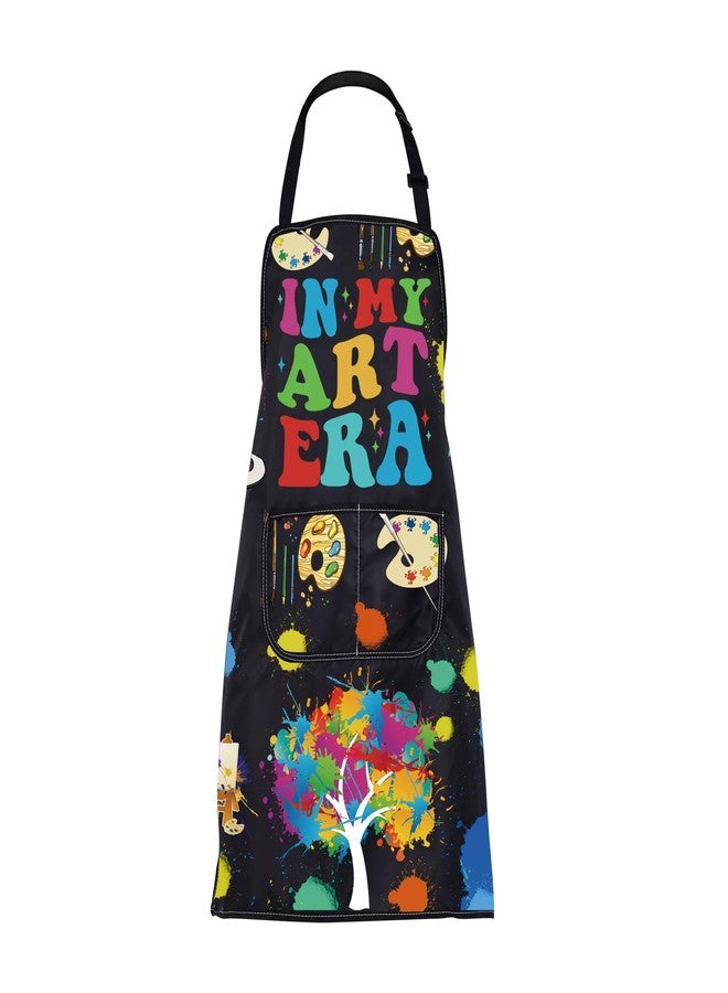 BNQL Artist Apron with Pockets Artist Painters Gifts Art Lover Gifts for Art Teacher Gifts In My Art Era Gifts Art Painting Apron (In My Art Era APRON) - Image 1