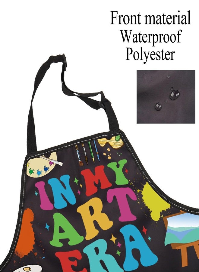 BNQL Artist Apron with Pockets Artist Painters Gifts Art Lover Gifts for Art Teacher Gifts In My Art Era Gifts Art Painting Apron (In My Art Era APRON) - Image 3
