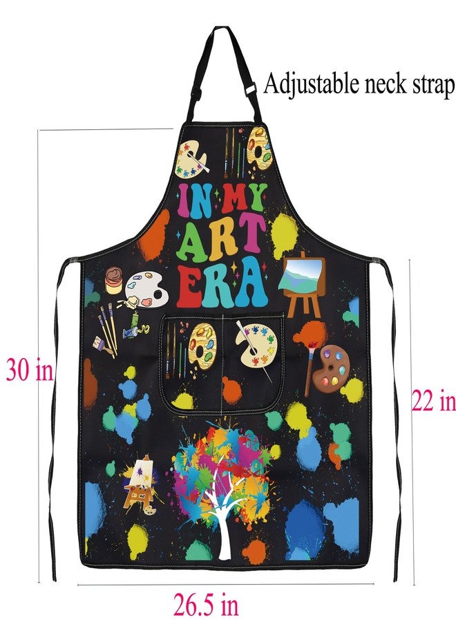BNQL Artist Apron with Pockets Artist Painters Gifts Art Lover Gifts for Art Teacher Gifts In My Art Era Gifts Art Painting Apron (In My Art Era APRON) - Image 2