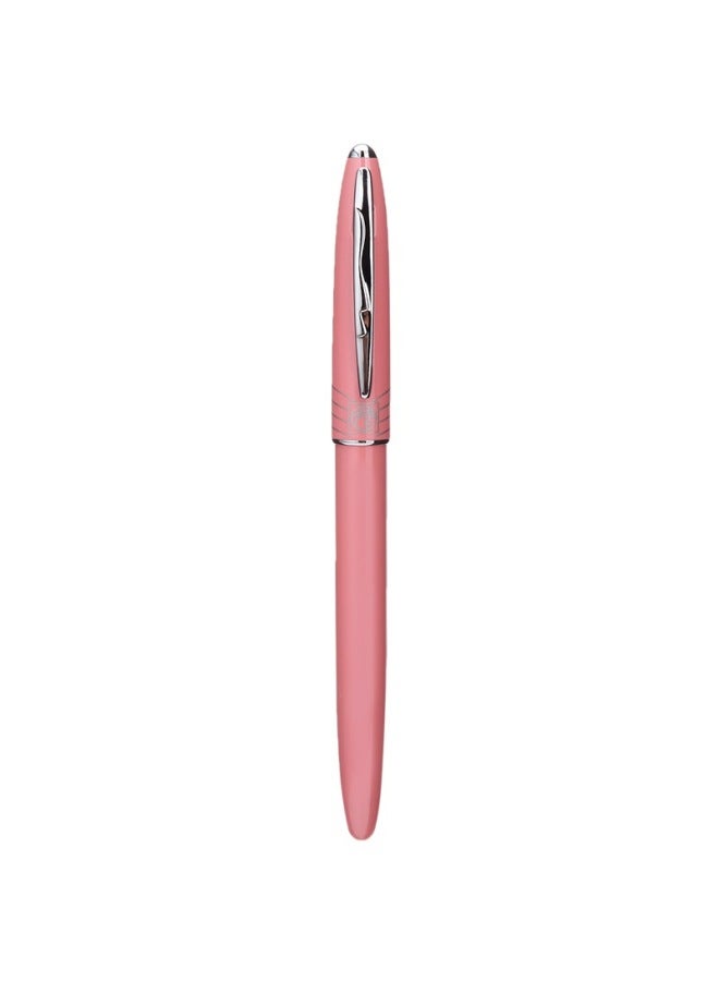 pimio قلم توقيع خاص مالي دقيق 0.38mm هدايا مكتبية للعمل هدية للكبار طلاب ممارسة الخط للرجال والنساء هدية عيد ميلاد 606 لؤلؤة حمراء - Image 3