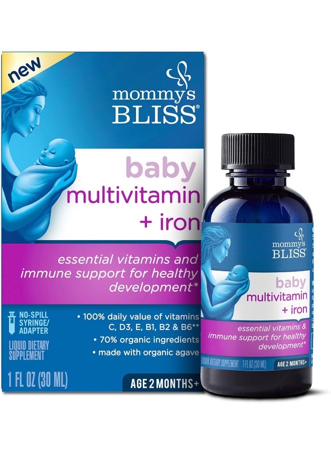 Mommy's Bliss Baby Multivitamin + Iron  - Image 1