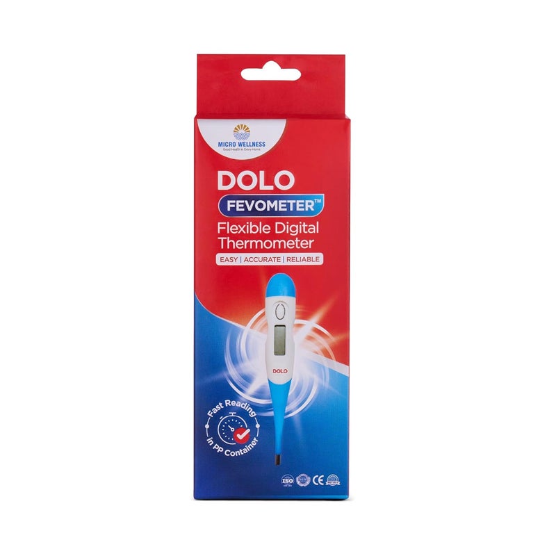 DOLOFEVOMETER Plastic Micro Wellness Dolo Fevometer - Flexible Digital Thermometer - For Easy, Accurate, Reliable & Fast Reading - Image 2