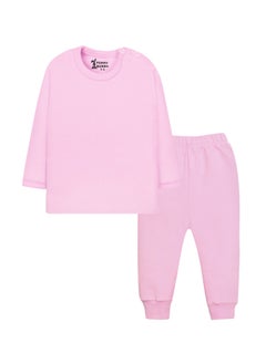 Funny Bunny Pack of 3 Cotton Long Sleeve & Pants Underwear Set for Baby  - Image 4