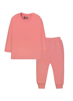Funny Bunny Pack of 3 Cotton Long Sleeve & Pants Underwear Set for Baby  - Image 5