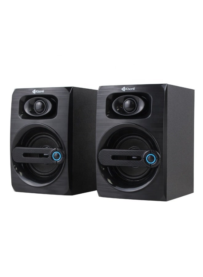 Kisonli T-010 USB 2.0 Multimedia Speaker Fashion Technology Happy life - Image 1