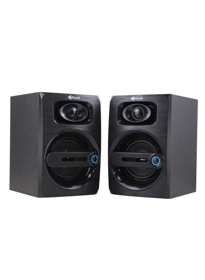 Kisonli T-010 USB 2.0 Multimedia Speaker Fashion Technology Happy life - Image 4