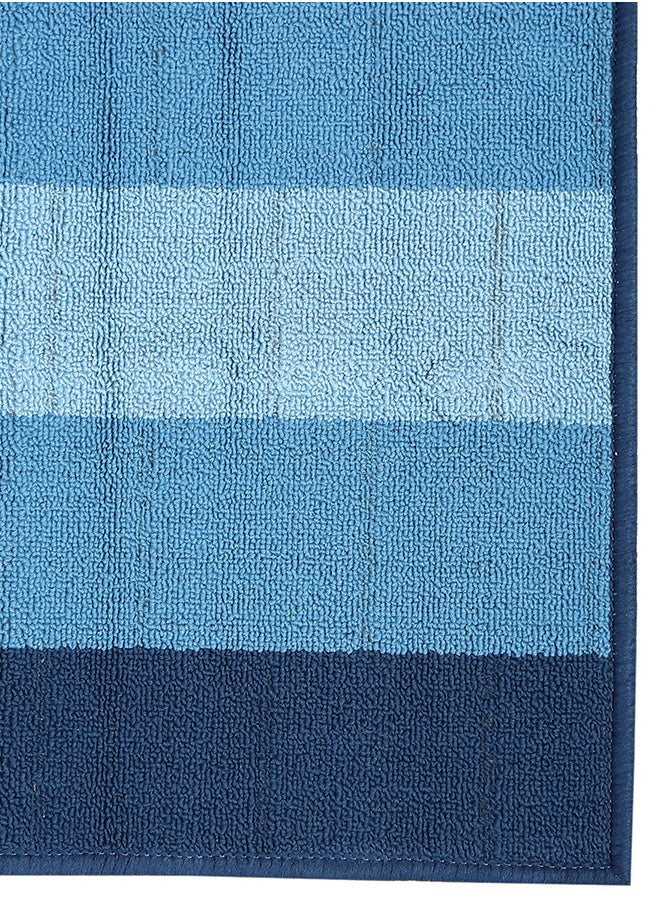 Status Contract Anti Slip Front Door Mat Living Room Rug for Entrance Doors|Polypropylene Floor Mat for Home|Essential Small Rug for Office, Bedroom & Kitchen| (Blue), 57 X 140 Cm  - Image 5