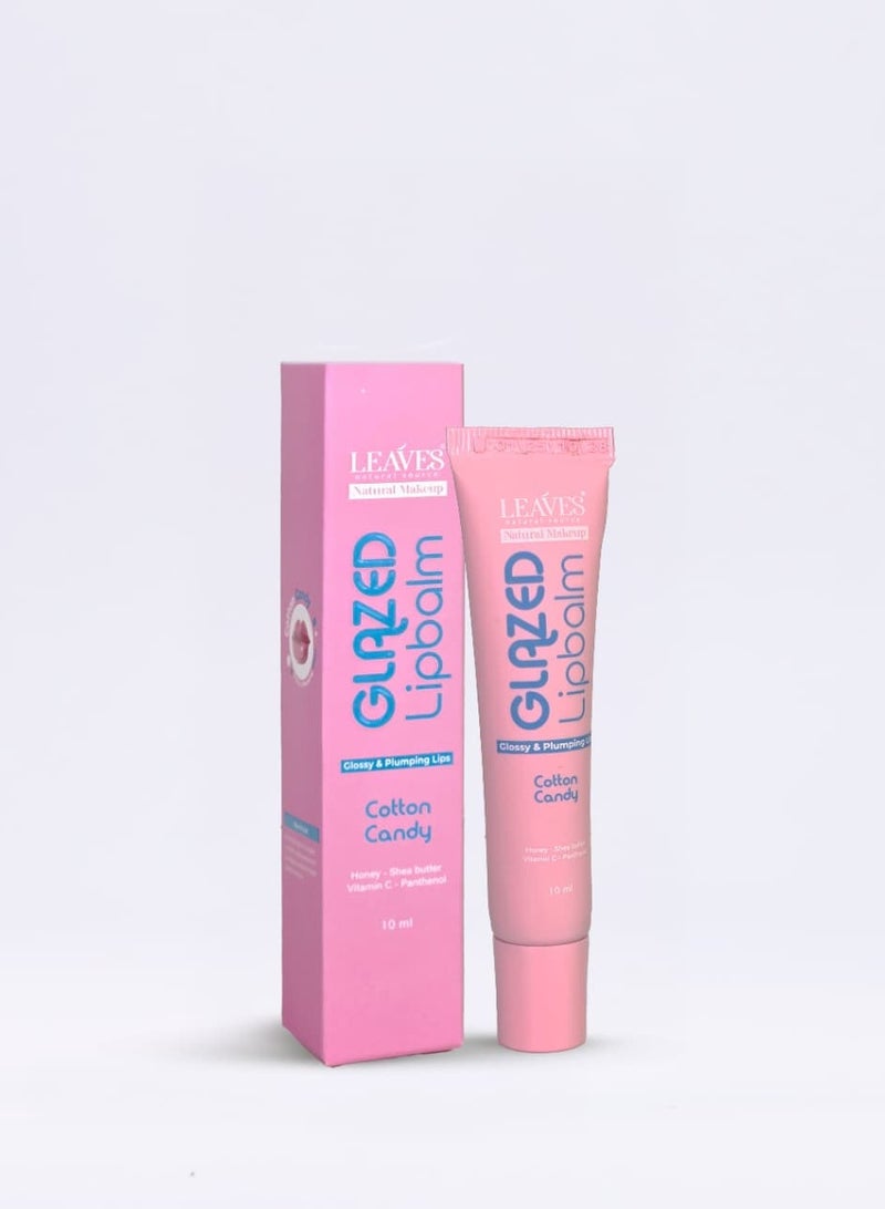 LEAVES Glazed Lip Balm 10 ml – Cotton Candy - Image 1