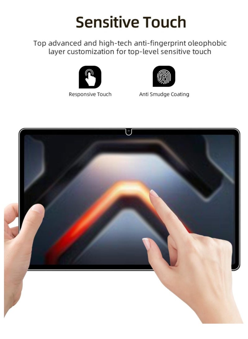 general 【2 Pack】 Screen Protector Compatible with Infinix XPAD GT 13-inch 2025 Tablet PC, Tempered Glass Clear Film, Scratch Resistant, 9H Hardness, Easy to Install - Image 5