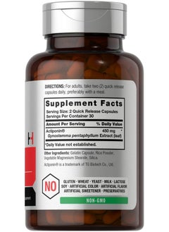 Horbaach Horbäach AMPK Metabolic Activator 450 mg | 60 Capsules | Non-GMO, Gluten Free  - Image 2