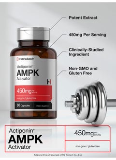Horbaach Horbäach AMPK Metabolic Activator 450 mg | 60 Capsules | Non-GMO, Gluten Free  - Image 4