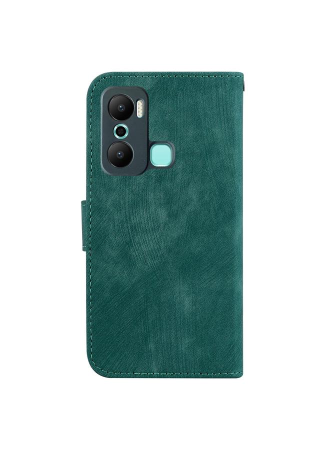 اس-توب جراب لهاتف Infinix Hot 20 Play مصنوع من الجلد المنقوش بنقشة النمر الصغير - Image 3