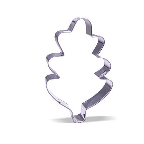 Keewah 4.2 inch Oak Leaf Cookie Cutter - Stainless Steel - Image 5