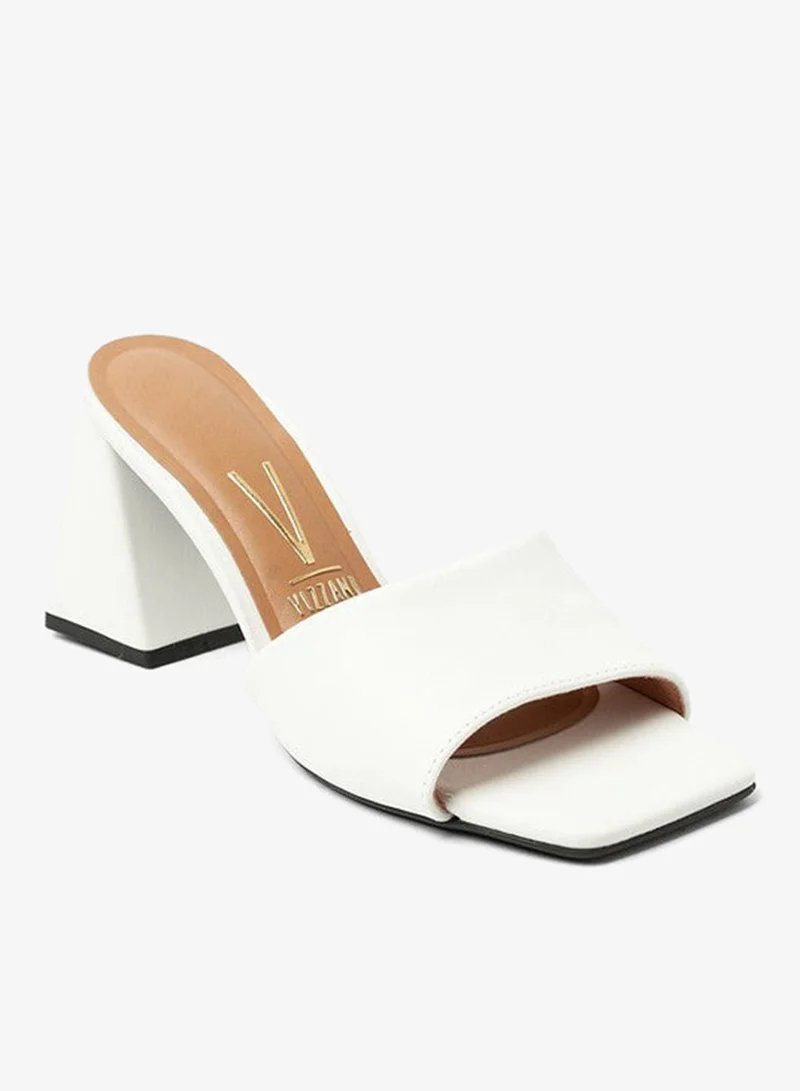 VIZZANO Mid Heels Sandals for Women – Sling Back Heel Sandals for Girls with Ankle Strap