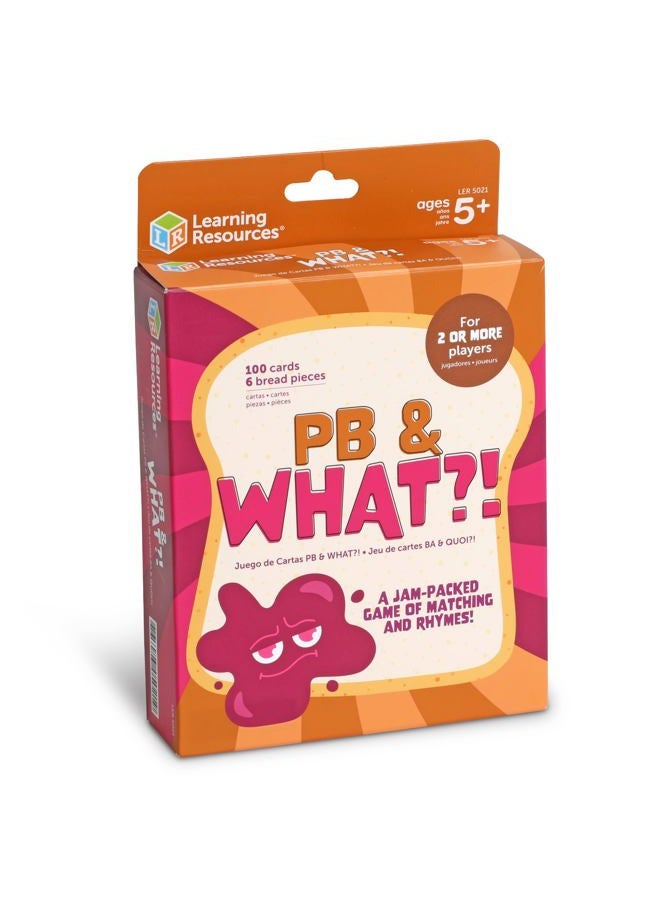Learning Resources PB & What? - Reading Readiness, Language Development, Ages 5+ - Image 1