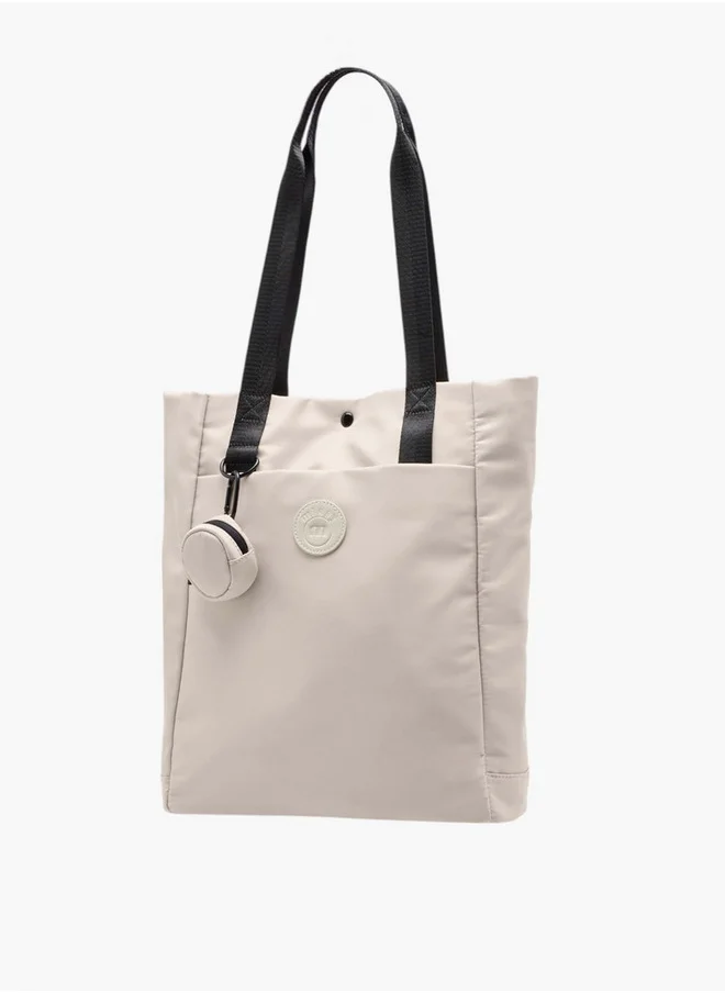 ميسي Women's Solid Tote Bag with Double Handle and Laptop Sleeve