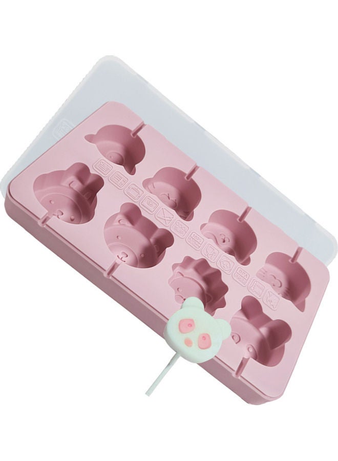 NIBEMINENT Non-Stick Silicone Flexible Chocolate Mold Pink - Image 1