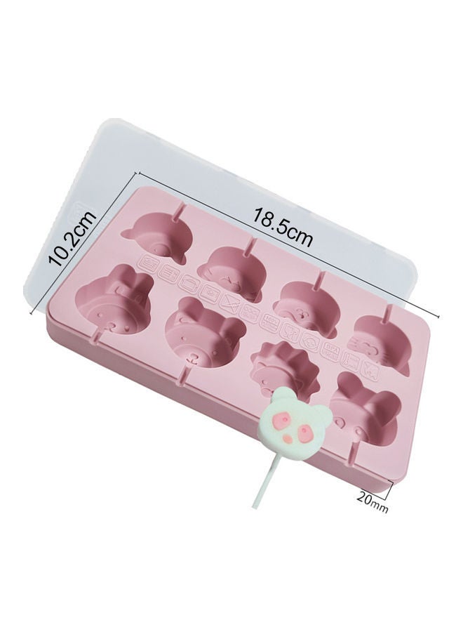 NIBEMINENT Non-Stick Silicone Flexible Chocolate Mold Pink - Image 3