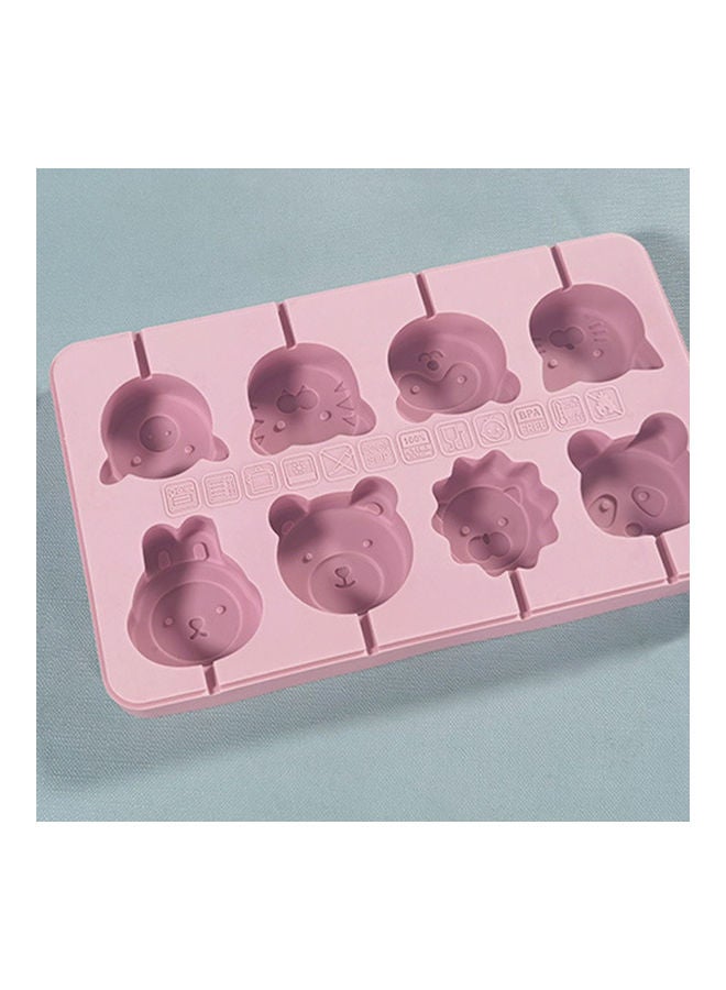 NIBEMINENT Non-Stick Silicone Flexible Chocolate Mold Pink - Image 4
