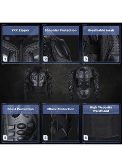 Arabest Motorcycle Body Protective Jacket Armor Men, Motocross Riding Protective Gear,ATV Dirt Bike Chest Spine Protector  - Image 4