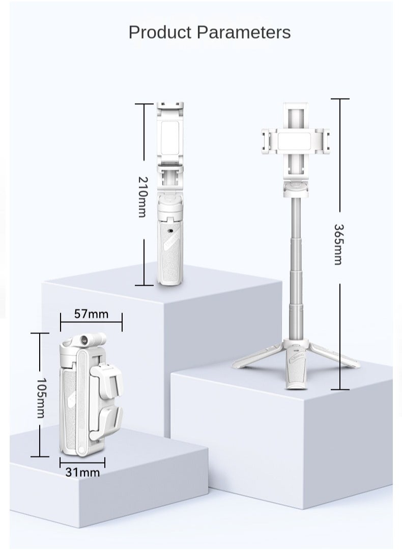 عصا سيلفي بلوتوث JJ02 ثلاثية في واحد مع حامل ثلاثي القوائم | مثبت يدوي محمول للتصوير | تصميم قابل للطي وخفيف الوزن 116 جم، تحكم عن بعد 10 أمتار، عمود قابل للتمديد، مشبك هاتف قابل للتعديل 360°، قاعدة حذاء بارد للإكسسوارات - pzsku/ZA94945A808CC3025BFFCZ/45/_/1733711043/2b34d330-936c-402d-99fc-924b62aa4c18