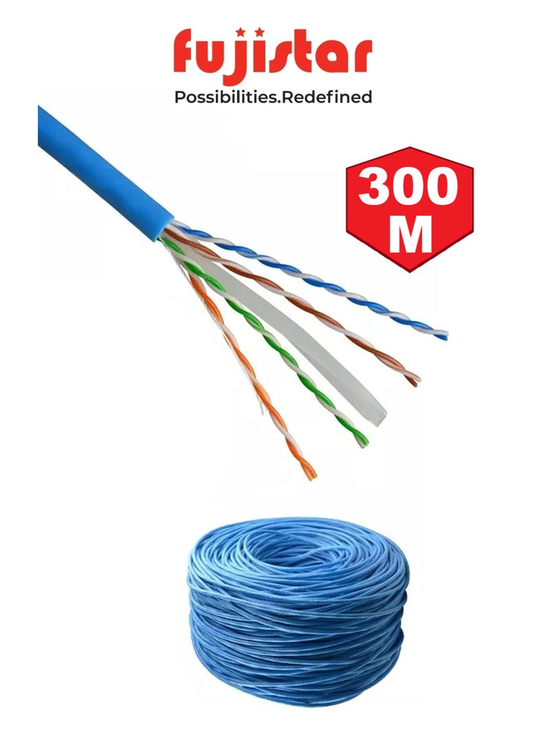fujistar Premium CAT 6 Ethernet Cable – High-Speed Data Cable, 300M - Image 1
