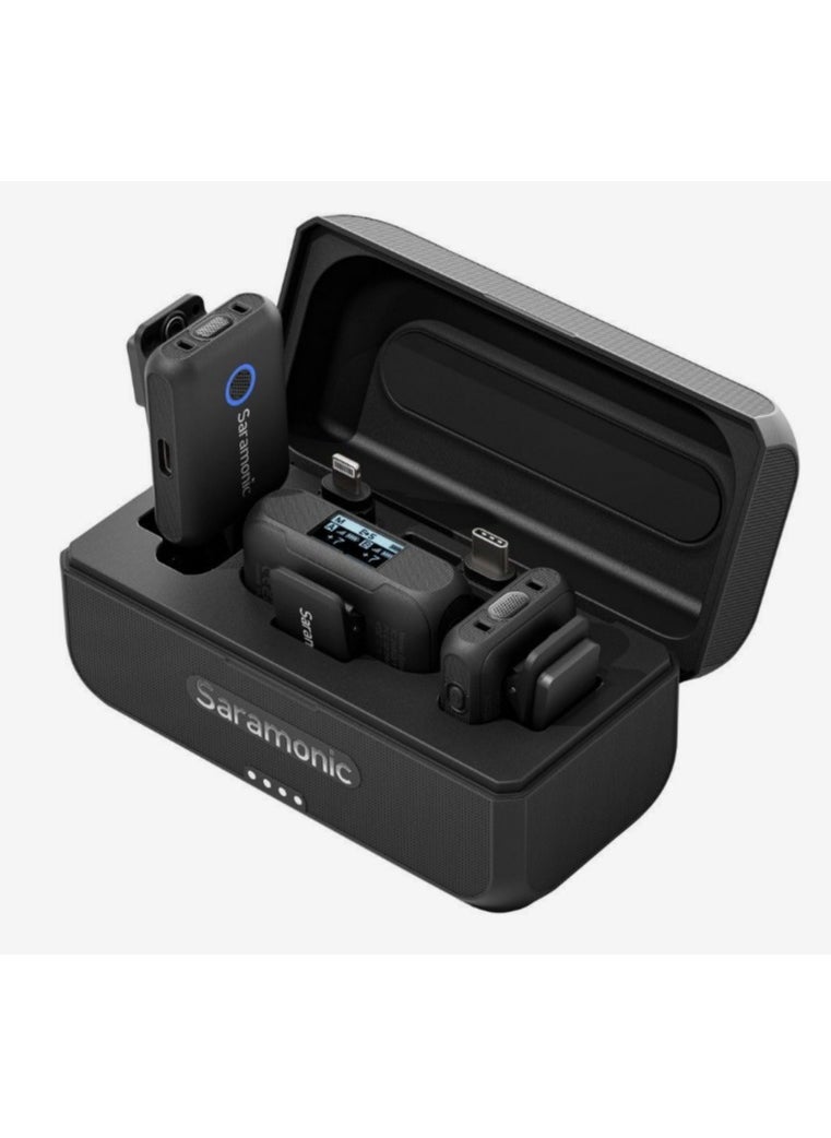 Saramonic - Saramonics Blink 500 B2+ 4-In-1 Wireless Microphone System for android and IOS perfect for live streaming, vlogging, mobile journalism - Image 1