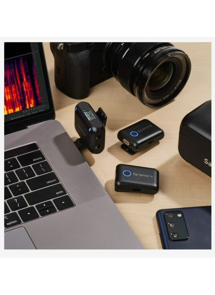Saramonic - Saramonics Blink 500 B2+ 4-In-1 Wireless Microphone System for android and IOS perfect for live streaming, vlogging, mobile journalism - Image 1