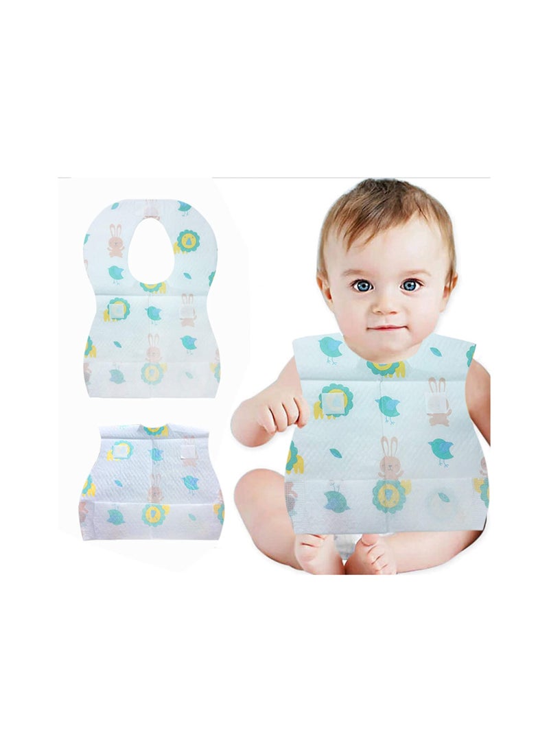 THE SMURFS - Smurfs Smurf - Box of 20 Disposable Bibs, Baby Disposable Bibs, Infant bibs, Travel baby bibs - Image 1