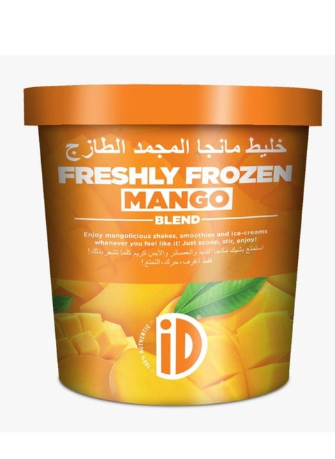 freshly frozen mango blend