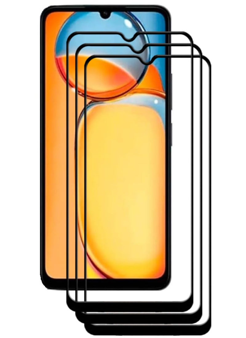 ACLIX 3 Pieces Antistatic ESD Dustproof Premium Quality High Definition Tempered Glass Screen Protector Designed For Xiaomi Redmi 13C - Image 1
