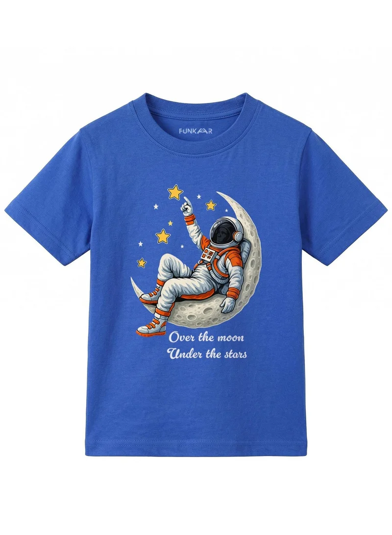 Funkaar Funkaar Moon & Stars Space theme T-shirt for Kids