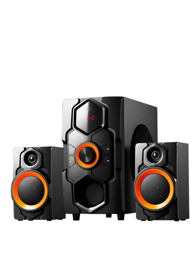 Gamma Gamma Subwoofer Speakers, 20 Watt, Bluetooth, USB Port, Black, GT-5520  - Image 1