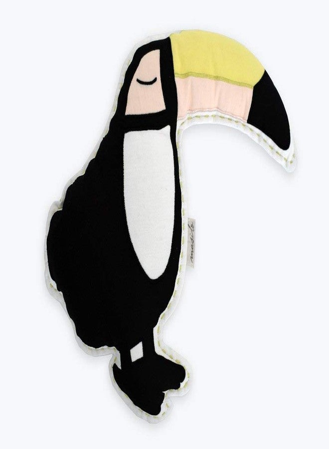 Masilo Organic Cotton Baby/Kids Shaped Cushion Baby, Kids- Soft & Skin Friendly Shape Cushion for Newborns-Kids Pillow for Tropical Toucan - Image 1