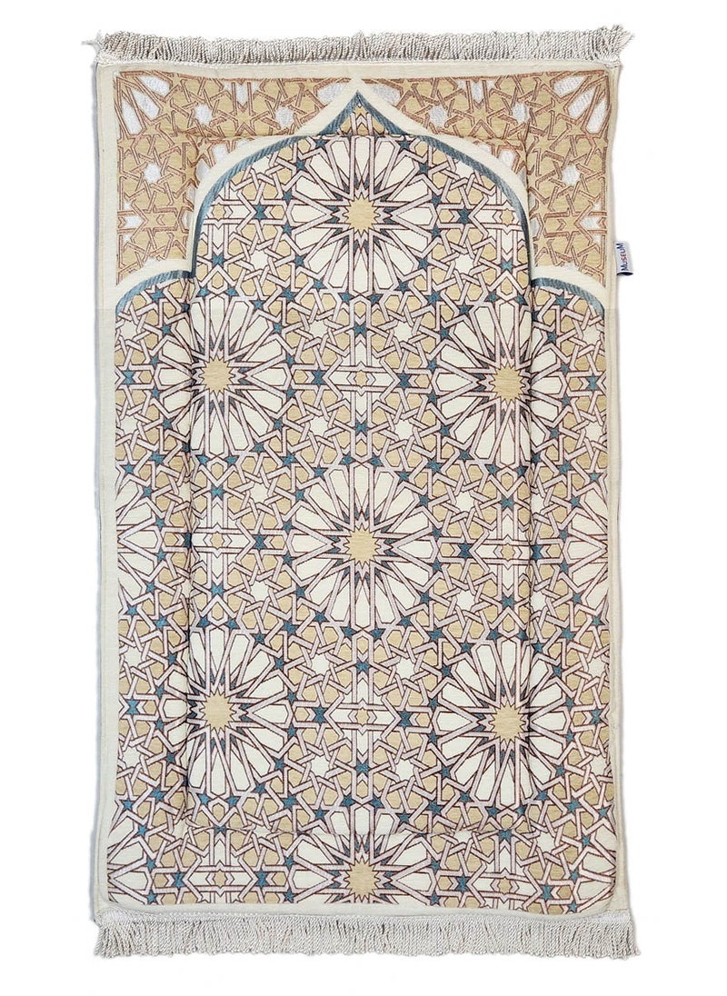 Museum Museum Memory Foam Prayer Mat Granada. Elegant Essential Design Prayer Rug with Foam.  - Image 1