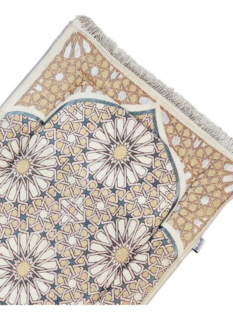Museum Museum Memory Foam Prayer Mat Granada. Elegant Essential Design Prayer Rug with Foam.  - Image 4